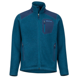Férfi szvetter Marmot Wrangell Jacket sötétkék Denim/Dark Indigo