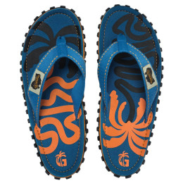 Gumbies Blue Palmetto férfi flip-flop kék/narancs modrá/oranžová
