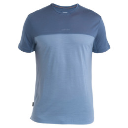 Icebreaker Men Merino 125 Cool-Lite™ Sphere III SS Tee Colour Block férfi funkcionális póló kék Kyanite/Dawn/Cb