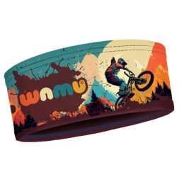 WAMU Mountain Bike fejpánt narancssárga/kék