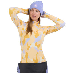 Fundango Yade II Baselayer Top női funkcionális felső sárga/lila corn cloud
