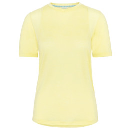 Kari Traa Embla Wool Tee női funkcionális felső sárga Mellow Yellow