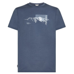 Icebreaker Men M 150 Tech Lite SS Tee Pure Altitude férfi funkcionális póló szürke/kék Dawn