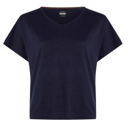 Icebreaker Women Mer 150 Lodge SS Tee női funkcionális felső sötétkék Midnight Navy