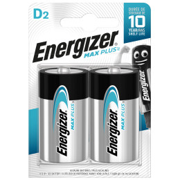 Elem Energizer Max Plus góliátelem D ezüst