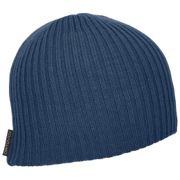 Ortovox Double Rib Logo Beanie sapka sötétkék NightBlue