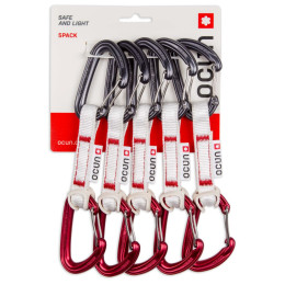 Ocún Kestrel Qd Bio-Dyn-Ring 15 Mm 10 Cm 5-Pack express készlet piros
