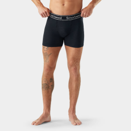 Smartwool Men's Intraknit Boxer Brief Boxed férfi sportboxer fekete BLACK