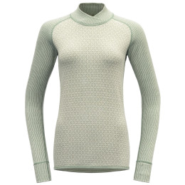 Devold Kvitegga Merino 230 Cross Neck női funkcionális felső fehér Raw White