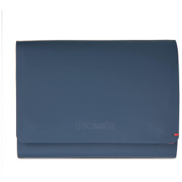 Pénztárca Pacsafe RFIDSafe Tec Trifold navy/red kék/piros