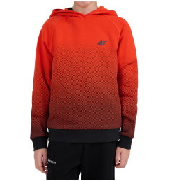 4F Sweatshirt M2687 Multicolour 4 Allover gyerek pulóver piros/fekete Multicolour 4 Allover