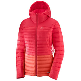 Salomon Haloes Down Hoodie W női tollkabát rózsaszín Hibisc/Dubarry