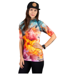 Drexiss All Explosion Pastel Coolmax női funkcionális felső kék/narancs