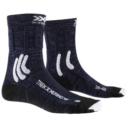 X-Socks Trek X Merino női zokni sötétkék MIDNIGHT BLUE/ARCTIC WHITE