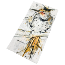 High Tail Designs Hiking Gaiter Northern Flicker multifunkciós sál fehér Northern Flicker