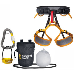 Hegymászó szett Singing Rock Versa II Packet sárga