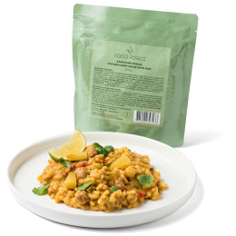 Food Force Csirkés curry szósz rizzsel, 300 g készétel