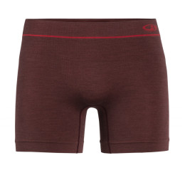 Pánské boxerky Icebreaker Mens Anatomica Seamless Boxers burgundi vörös