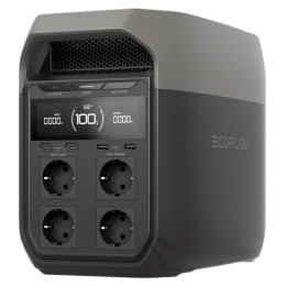 EcoFlow Delta 3 töltőállomás fekete černá