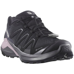 Salomon Examotion Gore-Tex női túracipő fekete Black / Nine Iron / Nirvana