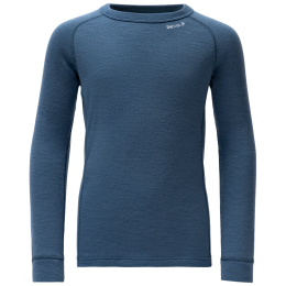 Devold Duo Active Merino Shirt Jr Berry gyerek funkcionális felső sötétkék Berry