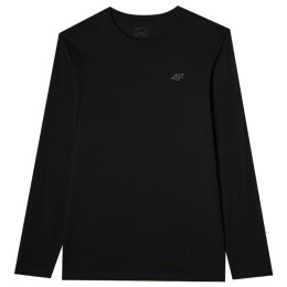 4F Longsleeve M375 férfi póló fekete DEEP BLACK