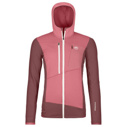 Ortovox Fleece Grid Hoody W női pulóver rózsaszín mountain rose