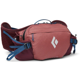 Black Diamond Pursuit 6 Waist Pack övtáska piros Cherrywood-Ink Blue (9492)