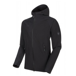 Férfi kabát Mammut Macun SO Hooded Jck. M fekete