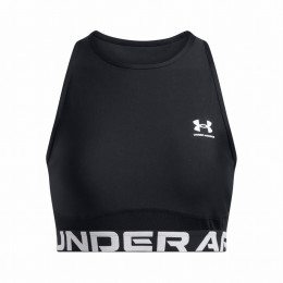 Under Armour HeatGear Rib Tank női felső fekete/fehér Black