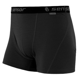 Sensor Merino Wool Active fekete boxeralsó