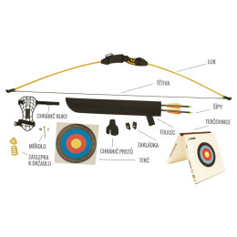 Yate Íjászkészlet bontott csomagolás - íjász szett pe csomagolásban