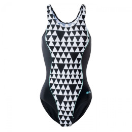 Dámské plavky Aquawave Abira Wmns fekete/fehér