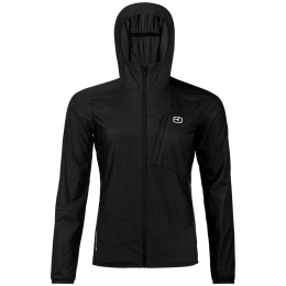 Ortovox Trace Windbreaker Jacket W női softshell kabát fekete Black Raven