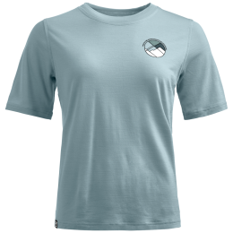 Ortovox 140 Cool Round Landscape T-shirt női póló szürke Glacier Grey