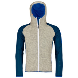 Férfi pulóver Ortovox Fleece Plus Classic Knit Hoody k é k