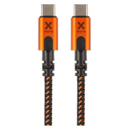 Xtorm Xtreme USB-C PD cable (1,5m) töltő és adatkábel fekete Black/Orange