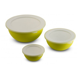 Tálkészlet Omada Sanaliving Bowls Set 3,5L + 1,7L + 0,5L világoszöld