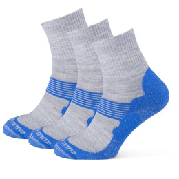 Zulu Merino Allseason 3-pack zokni kék blue