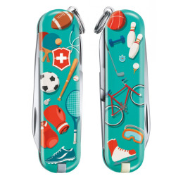 Zsebkés Victorinox Classic LE Sports World zöld