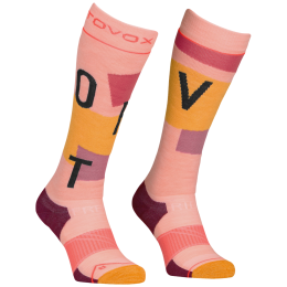 Ortovox Freeride Long Socks Cozy Women's női térdzokni rózsaszín Bloom