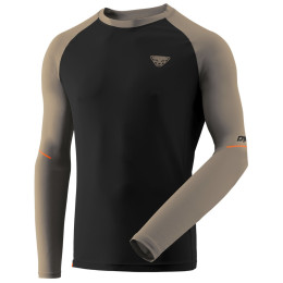 Dynafit Alpine Pro M L/S Tee férfi funkcionális póló fekete/barna 5491 - fallen rock/0936