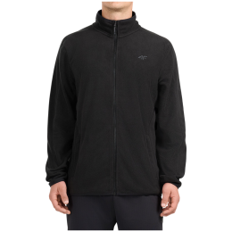 4F Fleece M489 férfi pulóver fekete Deep Black