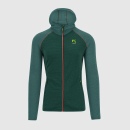 Karpos Ambrizzola Full-Zip Hoodie férfi pulóver zöld