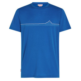 Icebreaker Men Merino 150 Tech Lite SS Tee Range Stripes férfi póló
