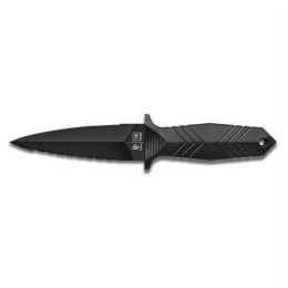 TB OUTDOOR Protecteur Black Boot Knife Kydex Sheath kés fekete