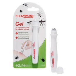 FIXAprotect 2v1 gel po štípnutí hmyzem a k odstranění klíštěte roll-on 10 ml hűsítő gél