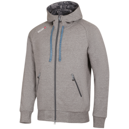 Ocún Hoddie Zipper Men férfi pulóver szürke Grey Paloma/Excalibur