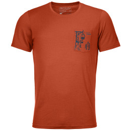 Ortovox 185 Merino Way To Powder Ts M férfi póló