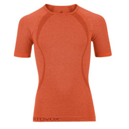 Ortovox Merino Comp. Cool férfi funkcionális póló narancs CrazyOrange